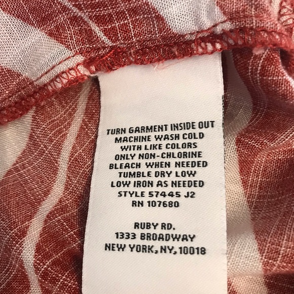 Womens Ruby Rd button down blouse - Picture 5 of 9